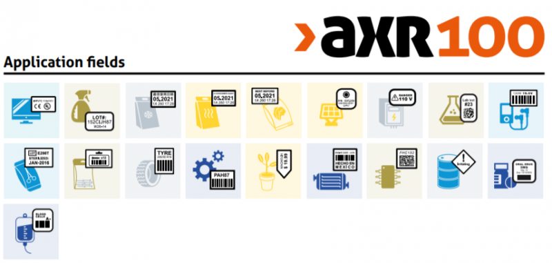 Mực in mã vạch AXR 100 đa chức năng